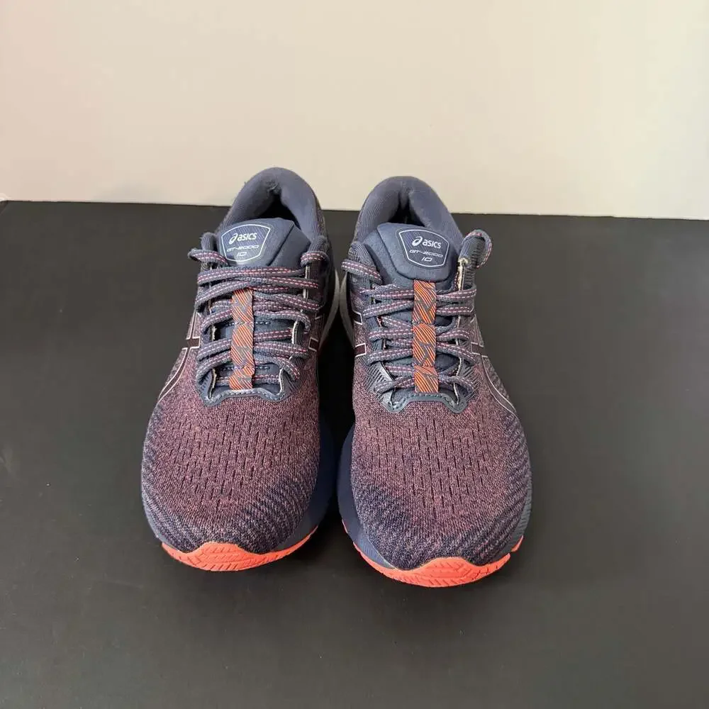 Asics GT-2000 10 Womens Running Shoes Blue Pink Stability Sneakers 1012B045‎ 7.5